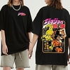 Inspiriert von Jojos Seltsames Abenteuer Giovanna Tag T-Shirt-Ärmel Anime 100% Polyester Anime 3D Harajuku Grafik T-shirt Für Herren / Damen / Paar Lightinthebox