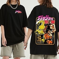 Inspiriert von Jojos Seltsames Abenteuer Giovanna Tag T-Shirt-Ärmel Anime 100% Polyester Anime 3D Harajuku Grafik T-shirt Für Herren / Damen / Paar Lightinthebox