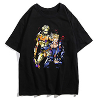 Inspiriert von Jojos Seltsames Abenteuer JOJO Anime Zeichentrick Polyester / Baumwollmischung Druck Harajuku Grafik Kawaii T-shirt Für Damen / Herren Lightinthebox