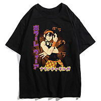Inspiriert von Jojos Seltsames Abenteuer JOJO Anime Zeichentrick Polyester / Baumwollmischung Druck Harajuku Grafik Kawaii T-shirt Für Damen / Herren Lightinthebox