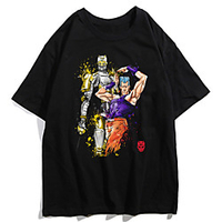 Inspiriert von Jojos Seltsames Abenteuer JOJO Anime Zeichentrick Polyester / Baumwollmischung Druck Harajuku Grafik Kawaii T-shirt Für Damen / Herren Lightinthebox