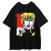 Inspiriert von Jojos Seltsames Abenteuer JOJO Anime Zeichentrick Polyester / Baumwollmischung Druck Harajuku Grafik Kawaii T-shirt Für Damen / Herren Lightinthebox