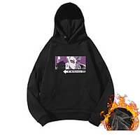 Inspiriert von Jojos Seltsames Abenteuer JOJO Cosplay Kostüm Kapuzenshirt Polyester / Baumwollmischung Grafik-Drucke Print Harajuku Grafik Kapuzenshirt Für Damen / Herren Lightinthebox