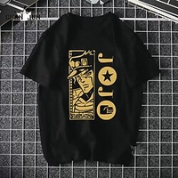Inspiriert von Jojos Seltsames Abenteuer JOJO Cosplay Kostüm T-Shirt-Ärmel Polyester / Baumwollmischung Bedruckt Harajuku Grafik Kawaii T-shirt Für Herren / Damen Lightinthebox