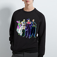 Inspiriert von Jojos Seltsames Abenteuer JOJO Cosplay Kostüme Kapuzenshirt Gemischte Polyester / Baumwolle Grafik-Drucke Print Kapuzenshirt Für Herren / Damen Lightinthebox