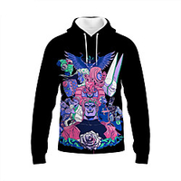 Inspiriert von Jojos Seltsames Abenteuer JOJO Kapuzenshirt 100% Polyester Anime Blitz Kapuzenshirt Für Herren / Damen Lightinthebox