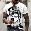 Inspiriert von Jojos Seltsames Abenteuer Josef Jostar T-Shirt-Ärmel Anime 100% Polyester Anime 3D Harajuku Grafik T-shirt Für Herren / Damen / Paar Lightinthebox