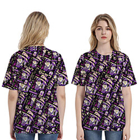 Inspiriert von Jojos Seltsames Abenteuer Josuke Higashikata T-Shirt-Ärmel Anime 100% Polyester Anime 3D Harajuku Grafik T-shirt Für Herren / Damen / Paar Lightinthebox
