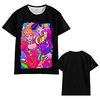 Inspiriert von Jojos Seltsames Abenteuer Josuke Higashikata T-Shirt-Ärmel Anime 100% Polyester Anime 3D Harajuku Grafik T-shirt Für Herren / Damen / Paar Lightinthebox