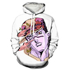 Inspiriert von Jojos Seltsames Abenteuer Jotaro Kujo Kapuzenshirt Anime 100% Polyester Anime 3D Harajuku Grafik Kapuzenshirt Für Herren / Damen / Paar Lightinthebox