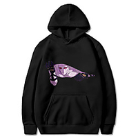 Inspiriert von Jojos Seltsames Abenteuer Kira Yoshikage Kapuzenshirt Anime 100% Polyester Anime Harajuku Grafik Kawaii Kapuzenshirt Für Herren / Damen / Paar Lightinthebox