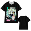 Inspiriert von Jojos Seltsames Abenteuer Kujo Jotaro T-Shirt-Ärmel Anime 100% Polyester Anime 3D Harajuku Grafik T-shirt Für Herren / Damen / Paar Lightinthebox