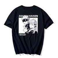 Inspiriert von Jujutsu Kaisen Cosplay Anime Zeichentrick Polyester / Baumwollmischung Bedruckt Harajuku Grafik Kawaii T-shirt Für Herren / Damen Lightinthebox