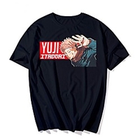 Inspiriert von Jujutsu Kaisen Cosplay Anime Zeichentrick Polyester / Baumwollmischung Druck Harajuku Grafik Kawaii T-shirt Für Damen / Herren Lightinthebox