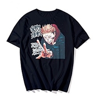 Inspiriert von Jujutsu Kaisen Cosplay Anime Zeichentrick Polyester / Baumwollmischung Druck Harajuku Grafik Kawaii T-shirt Für Damen / Herren Lightinthebox