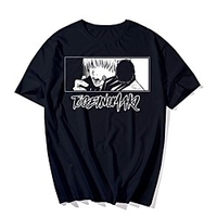 Inspiriert von Jujutsu Kaisen Cosplay Anime Zeichentrick Polyester / Baumwollmischung Druck Harajuku Grafik Kawaii T-shirt Für Damen / Herren Lightinthebox