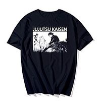 Inspiriert von Jujutsu Kaisen Cosplay Anime Zeichentrick Polyester / Baumwollmischung Druck Harajuku Grafik Kawaii T-shirt Für Damen / Herren Lightinthebox
