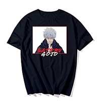 Inspiriert von Jujutsu Kaisen Cosplay Anime Zeichentrick Polyester / Baumwollmischung Druck Harajuku Grafik Kawaii T-shirt Für Damen / Herren Lightinthebox