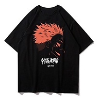 Inspiriert von Jujutsu Kaisen Cosplay Anime Zeichentrick Polyester / Baumwollmischung Druck Harajuku Grafik Kawaii T-shirt Für Damen / Herren Lightinthebox