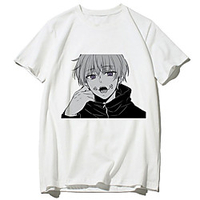 Inspiriert von Jujutsu Kaisen Cosplay Anime Zeichentrick Polyester / Baumwollmischung Druck Harajuku Grafik Kawaii T-shirt Für Damen / Herren Lightinthebox