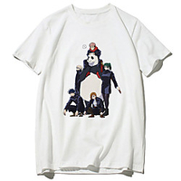 Inspiriert von Jujutsu Kaisen Cosplay Anime Zeichentrick Polyester / Baumwollmischung Druck Harajuku Grafik Kawaii T-shirt Für Damen / Herren Lightinthebox