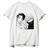 Inspiriert von Jujutsu Kaisen Cosplay Anime Zeichentrick Polyester / Baumwollmischung Druck Harajuku Grafik Kawaii T-shirt Für Damen / Herren Lightinthebox