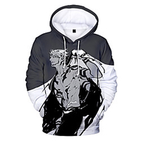 Inspiriert von Jujutsu Kaisen Cosplay Cosplay Kostüm Kapuzenshirt Terylen 3D Print Harajuku Grafik Kapuzenshirt Für Damen / Herren Lightinthebox