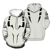 Inspiriert von Jujutsu Kaisen Cosplay Cosplay Kostüm Kapuzenshirt Terylen Grafik-Drucke Print Kapuzenshirt Für Damen / Herren Lightinthebox