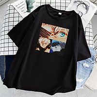 Inspiriert von Jujutsu Kaisen Cosplay Cosplay Kostüm T-Shirt-Ärmel 100% Polyester Druck T-shirt Für Damen / Herren Lightinthebox