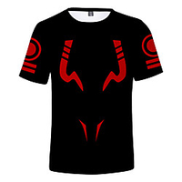 Inspiriert von Jujutsu Kaisen Cosplay Cosplay Kostüm T-Shirt-Ärmel Terylen Grafik-Drucke Print T-shirt Für Damen / Herren Lightinthebox