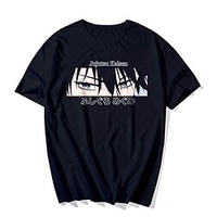 Inspiriert von Jujutsu Kaisen Fushiguro Megumi T-Shirt-Ärmel Anime 100% Polyester Anime Harajuku Grafik Streetstyle T-shirt Für Herren / Damen / Paar Lightinthebox