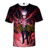 Inspiriert von Jujutsu Kaisen Gojo Satoru Cosplay Kostüm T-Shirt-Ärmel Terylen 3D Print Harajuku Grafik T-shirt Für Damen / Herren Lightinthebox