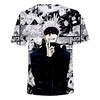 Inspiriert von Jujutsu Kaisen Gojo Satoru Cosplay Kostüm T-Shirt-Ärmel Terylen 3D Print Harajuku Grafik T-shirt Für Herren / Damen Lightinthebox