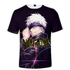 Inspiriert von Jujutsu Kaisen Gojo Satoru Cosplay Kostüm T-Shirt-Ärmel Terylen 3D Print T-shirt Für Damen / Herren Lightinthebox