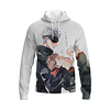 Inspiriert von Jujutsu Kaisen Gojo Satoru Kapuzenshirt Anime 100% Polyester Muster Print Kawaii Kapuzenshirt Für Unisex / Paar Lightinthebox