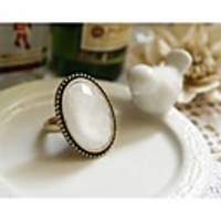 J G Fashion Einfache Edelstein-Ring