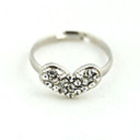 J G Klassiker Diamonade Herz-Form-Ring