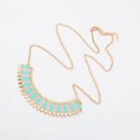 J G Mode Kontrast-Farben-Halskette