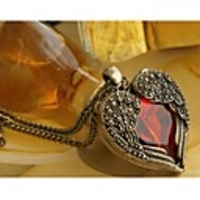 J G Vintage Wings Form lange Halskette