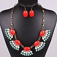 J S böhmischen Stil Harz Schmuck-Set