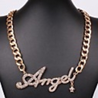 J S Engel Diamonade Halskette