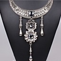 J S-ethnische Art galvanisieren Silber-Halskette