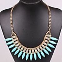 J S kallaite Elfenbein geformte Halskette