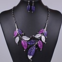 J S Klassiker Blätter geformte Schmuck-Set