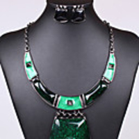 J S Klassische Resin Schmuck-Set