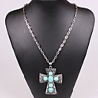 J S Nepal Stil kallaite Tibet-Silber-Halskette