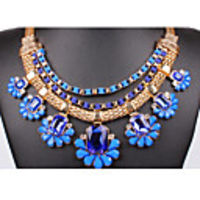 J S Strass Halskette Diamonade