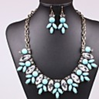 J S Weinlese-Harz-Schmuck-Set