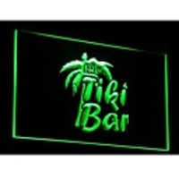 J008 OPEN Tiki Bar Zeigt Club Bar Neonlicht-Zeichen