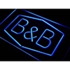 J025 Bed and Breakfast B B Zimmer Neonlicht-Zeichen